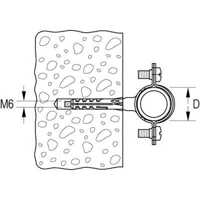 ABRAZADERA METALICA FISCHER AM-20 2