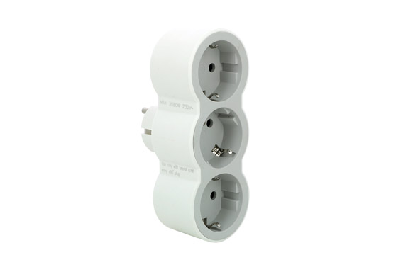 ADAPTADOR FRONTAL TRIPLE 1ENTRADA VERTIC