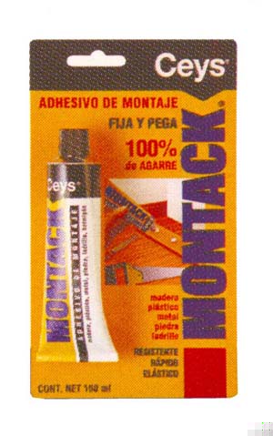 ADHESIVO MONTAJE MONTACK I100 GR