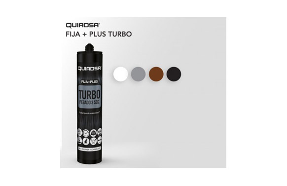 ADHESIVO MONTAJE FIJA+PLUS TURBO 290 ML GRIS 52503447 2