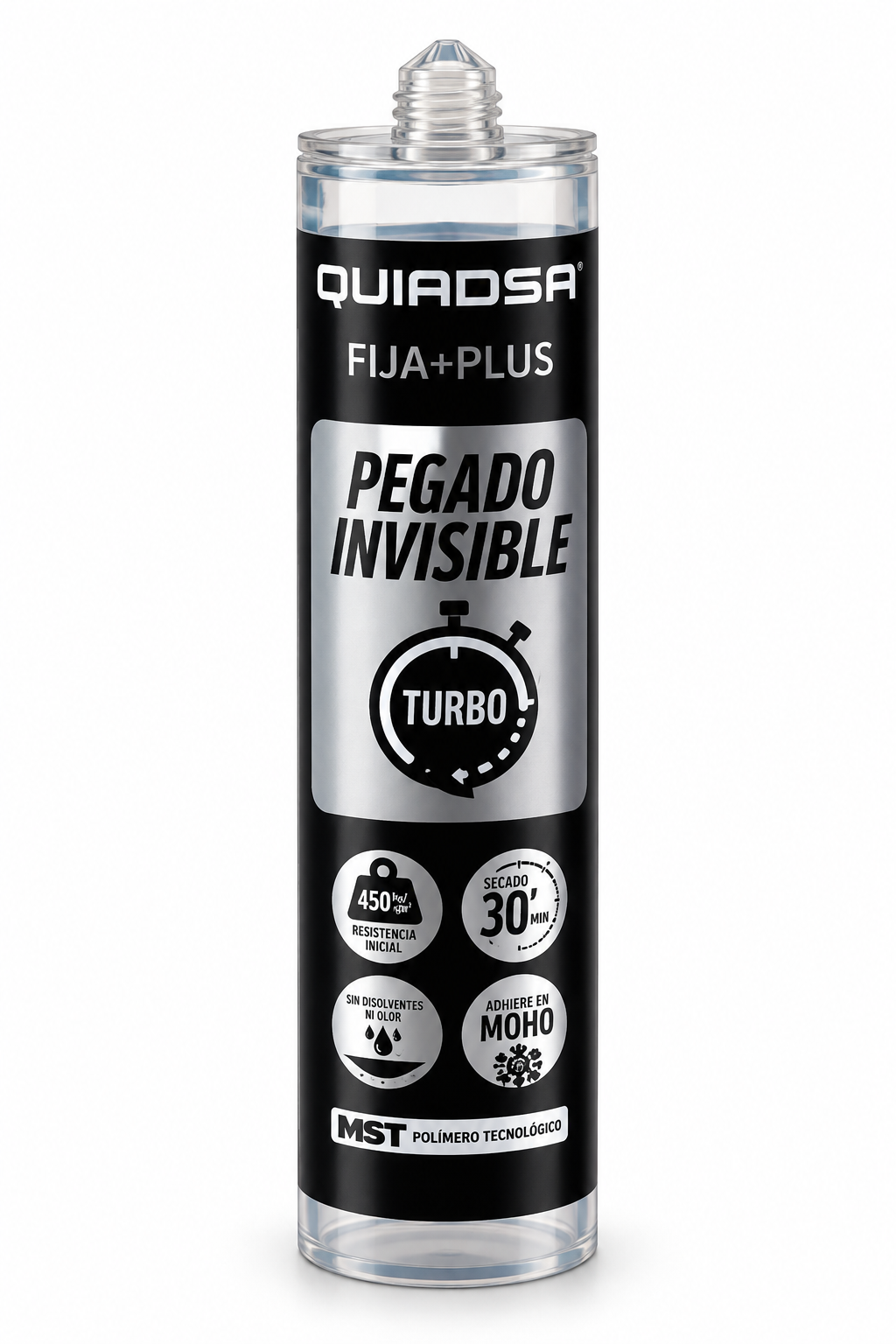 ADHESIVO MONTAJE FIJA+PLUS290 ML TRANSP 1
