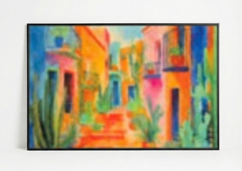 ALFOMBRA CASAS DE COLORES 50 X 75 2