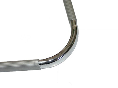 ANGULO 90 GRADOS TUBO   30X15X1 CROMO
