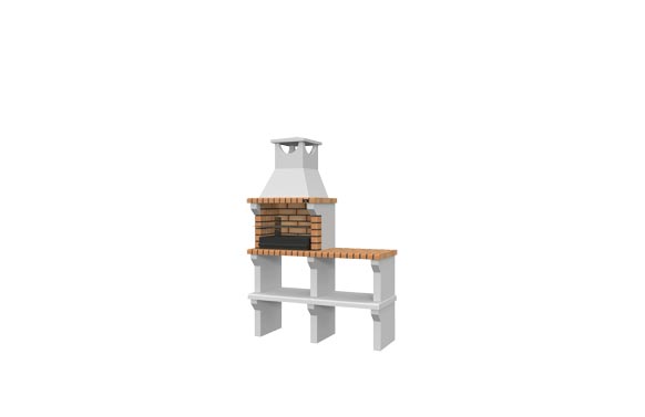 BARBACOA LADRILLO PEÑALARA 196 X 136 X 47 CM VAGOS 05/2ECC.M.G54P 1