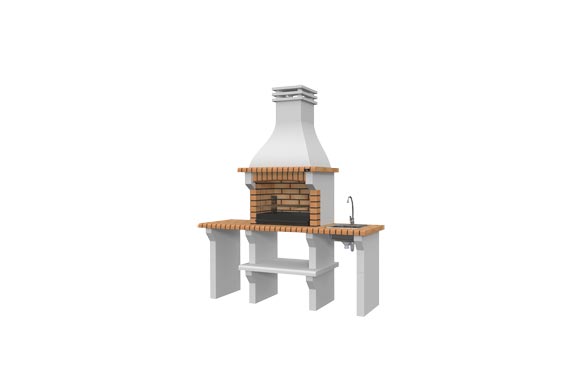 BARBACOA LADRILLO SAGRA 237 X 197 X 58 CM SEIA 011/4SECCLL2.M. 1