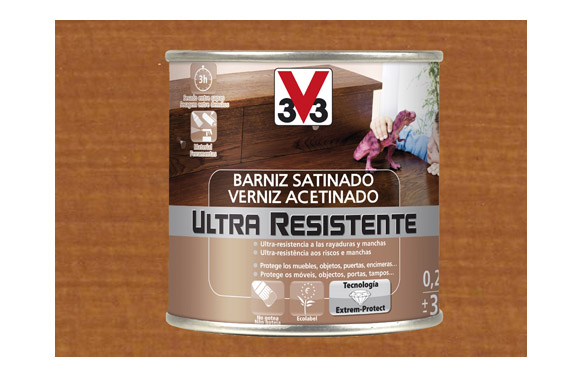 Barniz interior al agua ultra resistente satinado