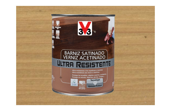 Barniz interior al agua ultra resistente satinado