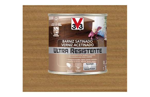 Barniz interior al agua ultra resistente satinado