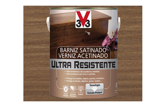 Barniz interior al agua ultra resistente satinado