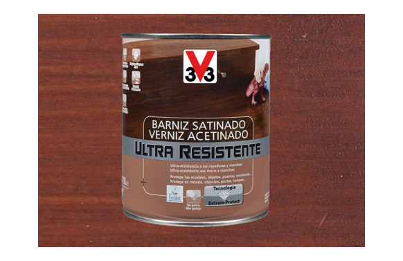 Barniz interior al agua ultra resistente satinado
