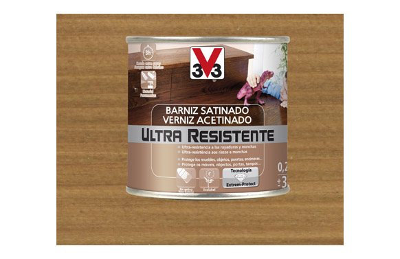 Barniz interior al agua ultra resistente satinado
