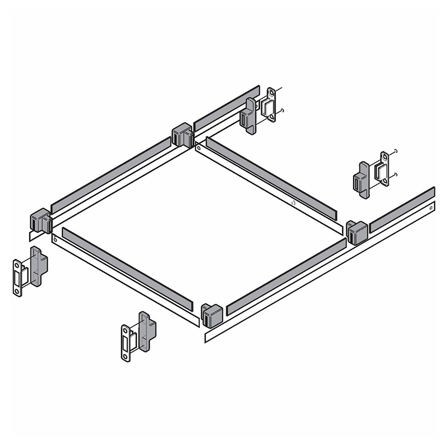 BARRAS METAFILE BLUM (JUEGO) BEIGE 3