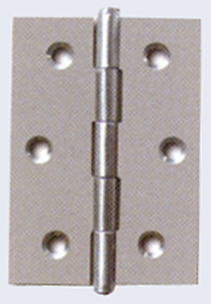 Bisagra inox remate corto 207