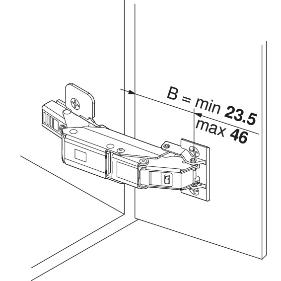 BISAGRA BLUM 71B453T FRENO 110º FENOLICO 5