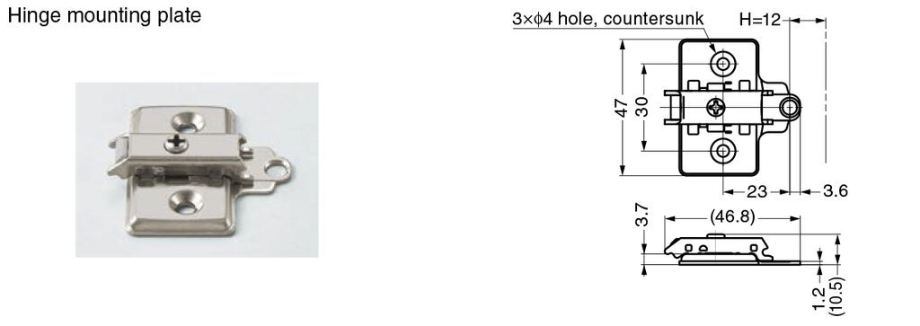 BISAGRA + ACCESORIO (LL) 180-055-063 2