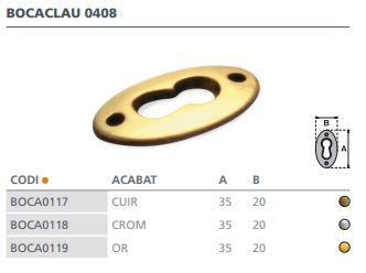 BOCALLAVE CROMO    0408 (IBYP)   6560001 2