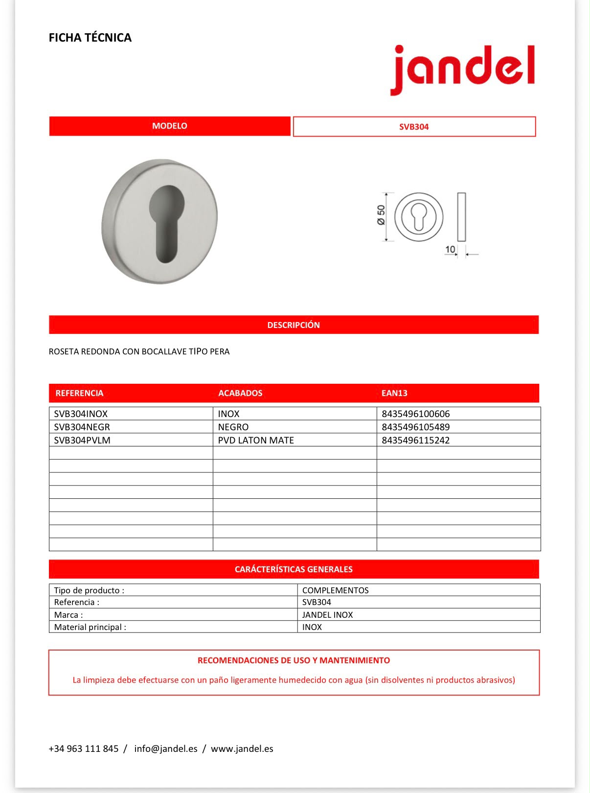 BOCALLAVE SEGURIDAD NEGRO MATE 70004434 2