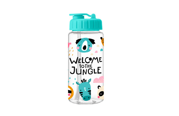 BOTELLA INFANTIL TRITAN   400 ML - JUNGL
