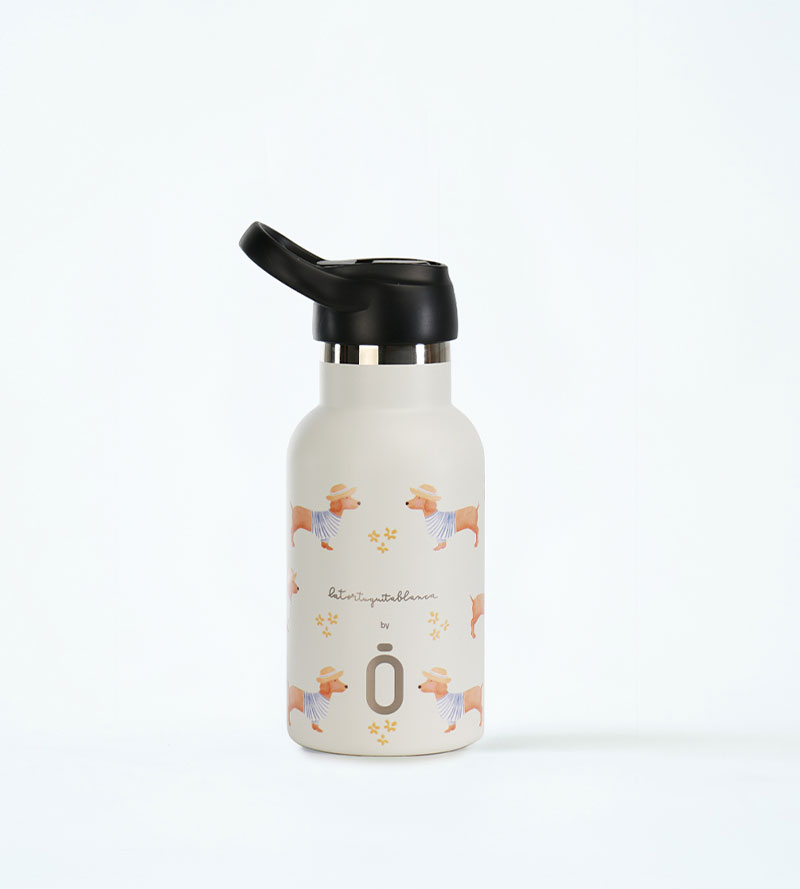BOTELLA TERMO INOX INTER.35CL DOGS NATA