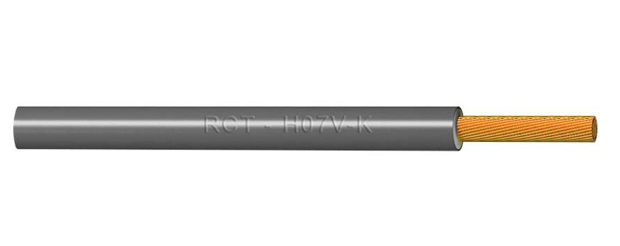 CABLE CONEXION H07V-K CPR 1 X 2,5 GRIS