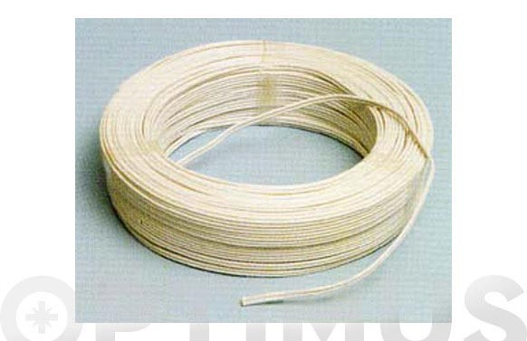CABLE AUDIO BLANCO/GRIS   2X0,75
