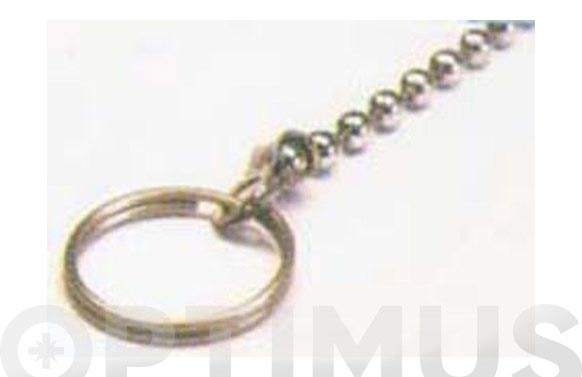 CADENA BOLAS BIDE LAVABO  Ú 3,2 MM 27 CM