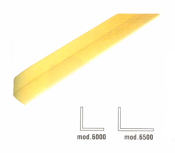 CANTONERA 6000-25X25X1.3 ALUM. BLANCO