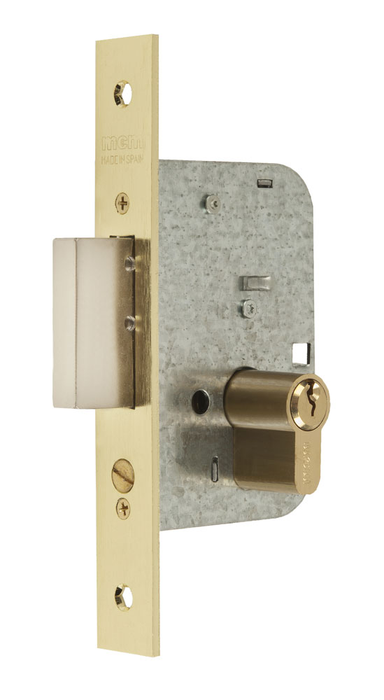 CERRADURA EMBUTIR SERIE 131314 LATONADO
