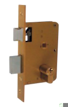 Cerradura embutir madera golpe y llave