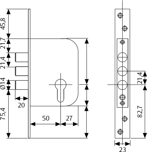 CERRADURA SEGURIDAD TESA    R101B566C 2