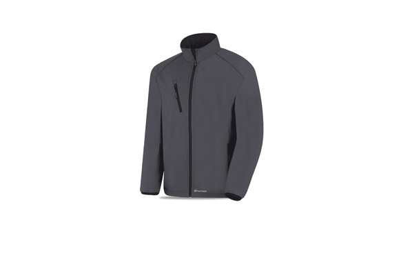 Chaqueta softshell triple lamina cuarzo gris