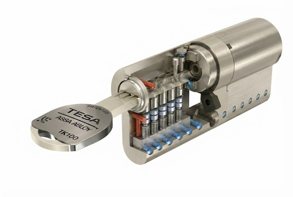 Cilindro tk100 leva larga, doble embrague