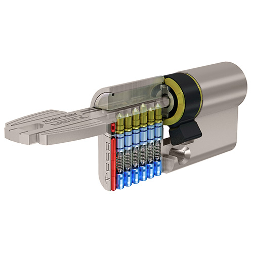 CILINDRO T60 LEVA CORTA   30-50 NIQUEL,