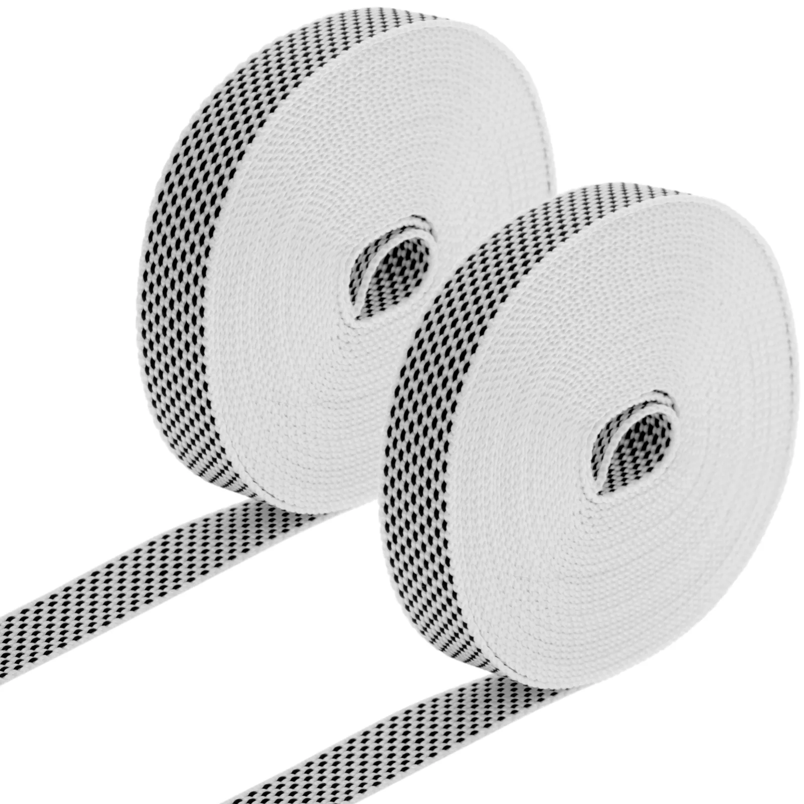 CINTA P/NEGRA C/BLANCO     22MM (6MTS)