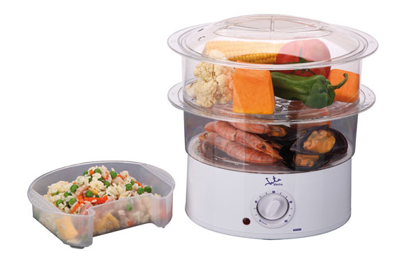 COCEDOR AL VAPOR 400 W 2 PISOS 3,5 L CV200 1