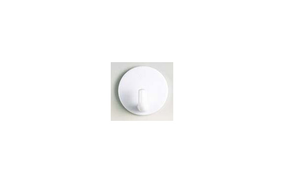 COLGADOR ADHESIVO         BLANCO 2 UNIDA