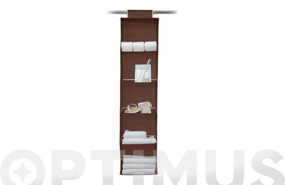 COLGADOR ORDINATORE 30X30X12CHOCOLAT