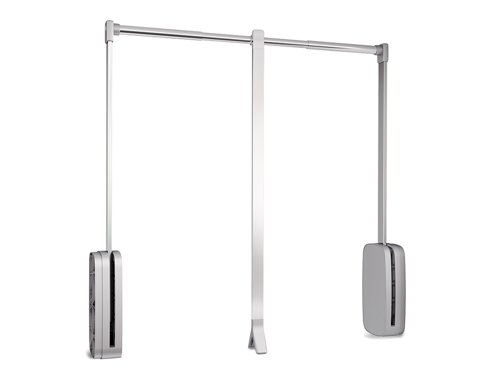 COLGADOR ABATIBLE SLING 600-830  CROMADO 2