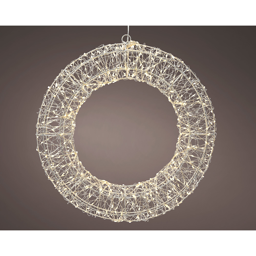 CORONA COLGANTE D.38 500L BLANCO CALIDO