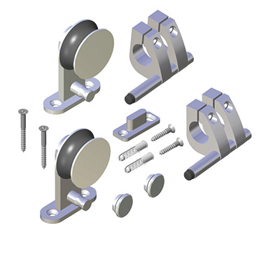 CORREDERA KIT SAHECO SF-I 120 MADERA  2M 1