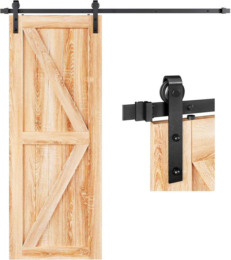 CORREDERA RUSTICA R80/2000  NEGRA