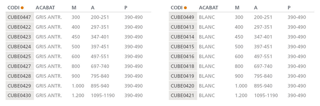 CUBERTERO CONCEPT BLANCO M-300 3