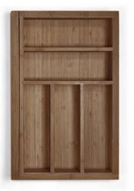 Cubertero bambu nogal ext.400-600 madera