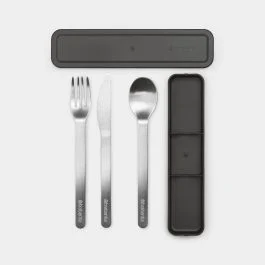 CUBIERTOS SET 3 U         DARK GREY