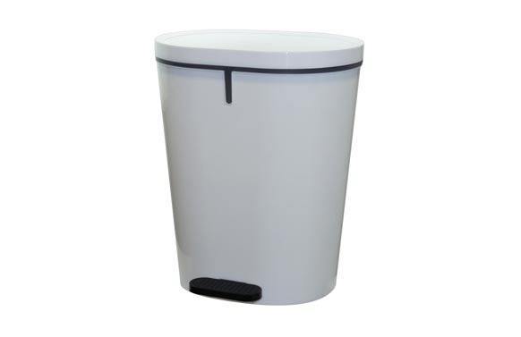CUBO PEDAL OVAL 25 L BLANCO 24200 1