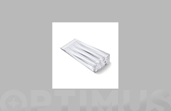 CUÑA PLASTICO COLOR MADERA 2 UDS 66 X 30 X 15 MM B78510Z 1