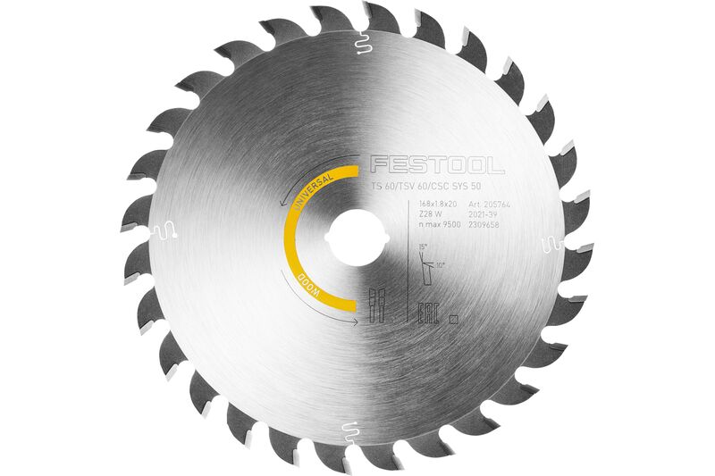 DISCO SIERRA FESTOOL 168X1,8X20 205764