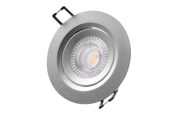 DOWNLIGHT LED DE EMPOTRAR Ø7,4CM CROMADO LUZ NEUTRA 380LM 5W 31654 1