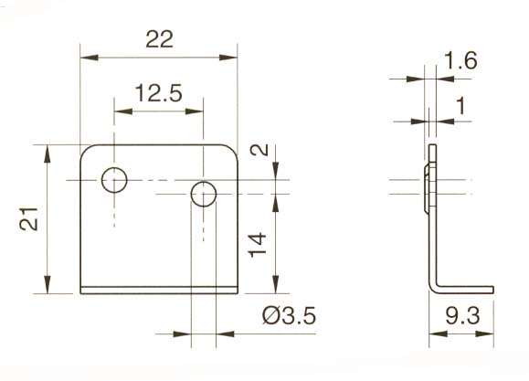 ESCUADRA SOPORTE MUEBLE CERRADURA SOBREPONER 950.016ZI 3