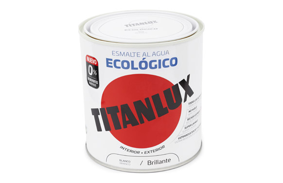 Esmalte al agua ecologico brillante